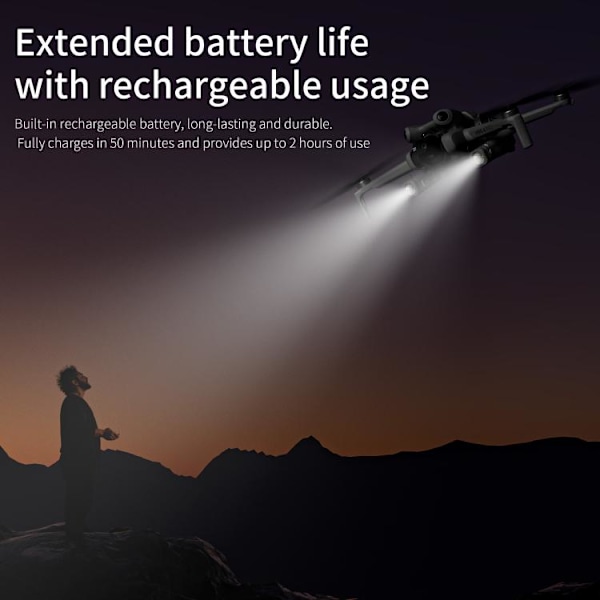 LED-navigationslys til DJI Mini 4 Pro med 360° justerbart lys