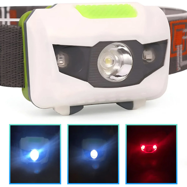 LED-pannlampa med justerbart lamphuvud, 44 g, batteridriven