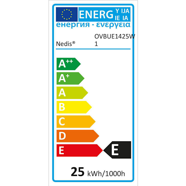 Nedis Uunilamppu E14 25 W