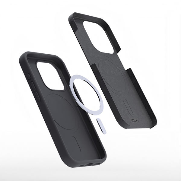 Etteri Silikoni kotelo MagSafe iPhonelle 16 Plus - musta