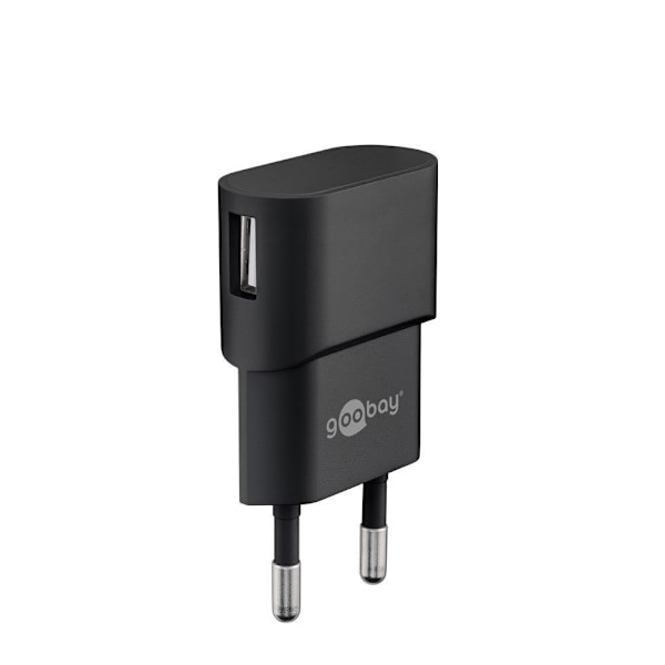 USB-laturi 1A Musta musta