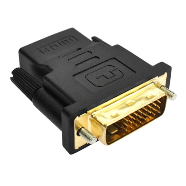 HDMI-adapter DVI-D hane till HDMI hona för digital anslutning