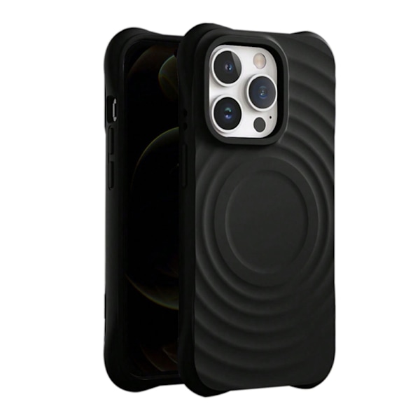 Circle Magsafe Back Cover til iPhone 16 Plus - Sort