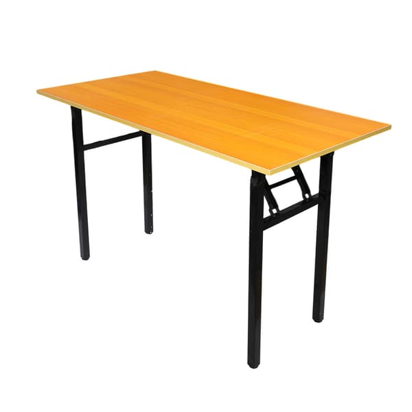 Hopfällbart bord 120×60×75 cm / fällbart skrivbord med stålram