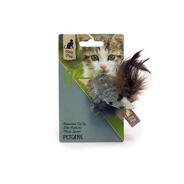 Kattelegetøj Kitty Play bird med bip-lyd