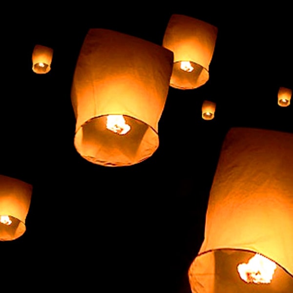 Khom Loy / Svävande lykta / Himmelslykta - 1 pack
