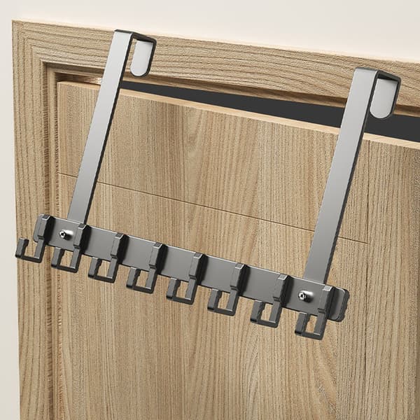 Dørhænger i aluminium med 7 kroge – 32 cm