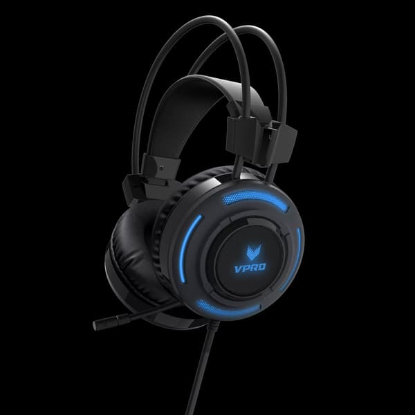 Rapoo VH200 over-ear gaming headset med støjreducerende mikrofo