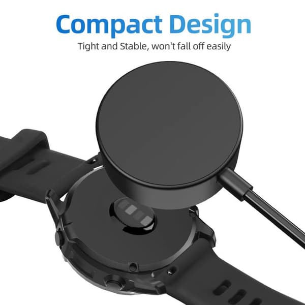 Laddbas till Garmin Fenix 8 med USB-C 1,2m - Svart