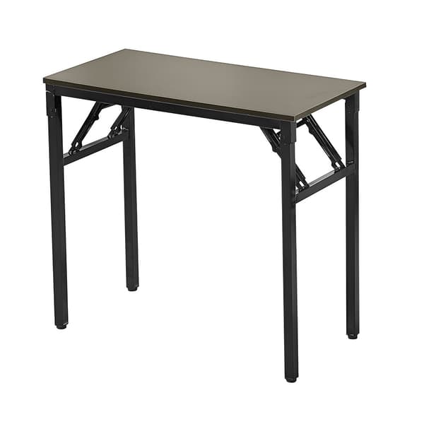 Sammenklappeligt skrivebord 80x40x75cm - Sort Valnød