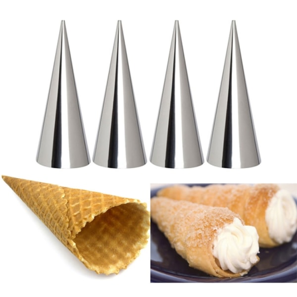 Bageform Kegle i Rustfrit Stål - Large