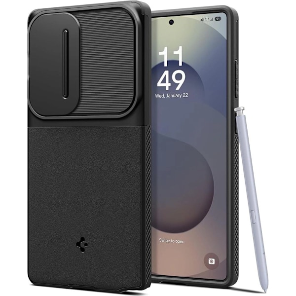 Spigen Optik Armor -kotelo, jossa on kameran suojaus Samsung Ga