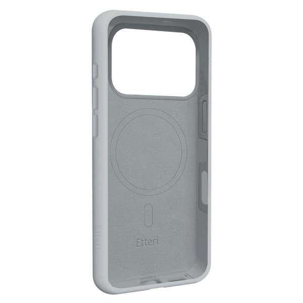 Etteri silikone MagSafe-etui i sølv til iPhone 17/18 Pro / Sili