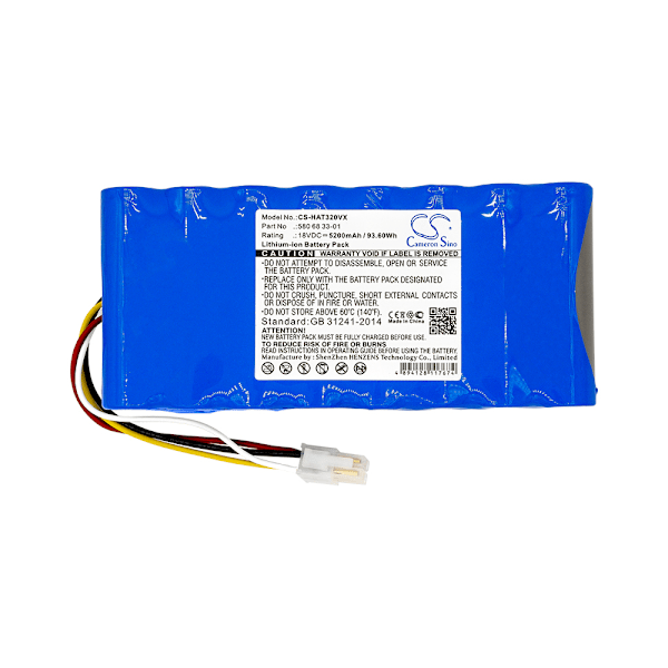 Batteri HUSQVARNA AUTOMOWER 330X 2015, 18V, 5200 MAH