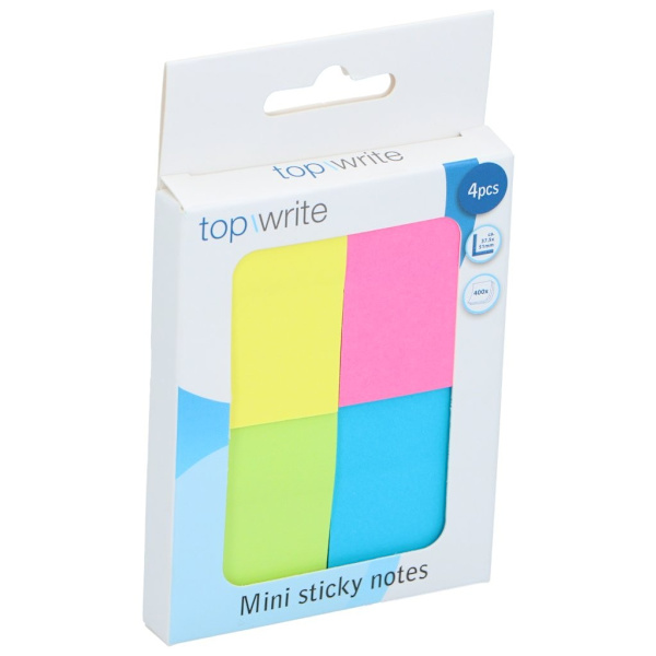 Sticky notes 4-pak 100 ark / selvklæbende notesblokke / post-it