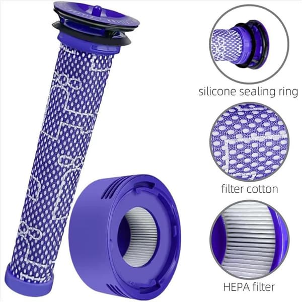 Dammsamlare och filter till Dyson V7 V8 SV10 SV11