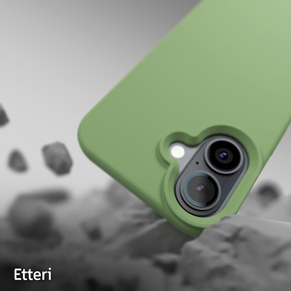 Etteri Silikonikuori iPhone 16 - Vihreä