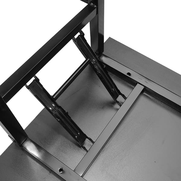 Hopfällbart bord 100×60×75 cm / fällbart skrivbord med stålram