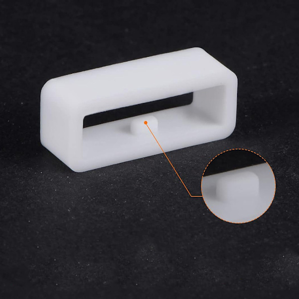 Loop till Silikonarmbad 22mm 10-pack - Vit