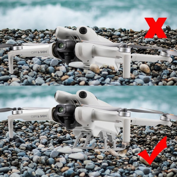 Landningsställ till DJI Mini 4 Pro - Grå