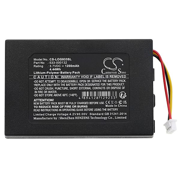 Batteri till Logitech G933 / G533 / G935 / G635 / G633