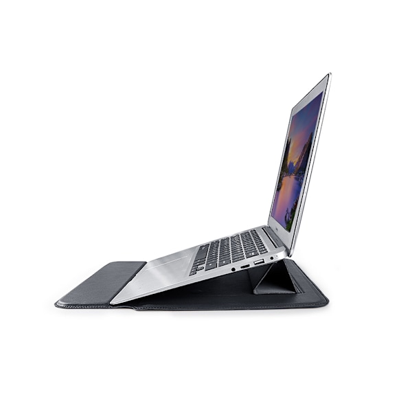 Devia fodral för 15,4'' laptop i syntetiskt läder med stöd - Sv