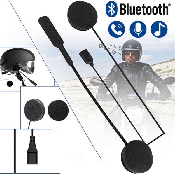 Trådløst headset til hjelm Bluetooth
