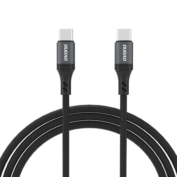 Dudao flätad USB-C till USB-C-kabel 60W 1,2 m med snabb laddnin