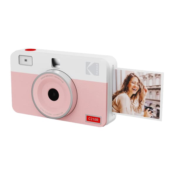 Kodak Mini Shot 2 Retro instantkamera lyserød / Bluetooth-fotop