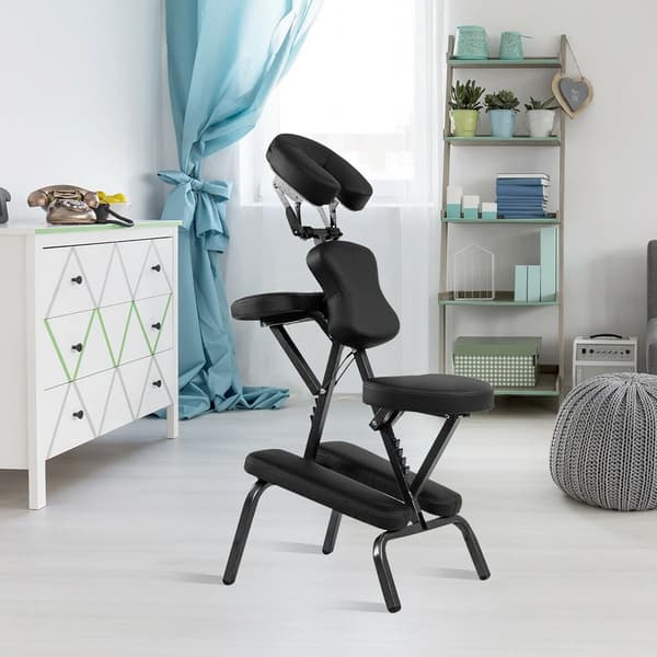 Sammenklappelig massagestol – bærbar behandlingsstol til salon,
