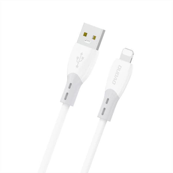 Dudao USB-Kabel 30W USB till Lightning 1m - Vit