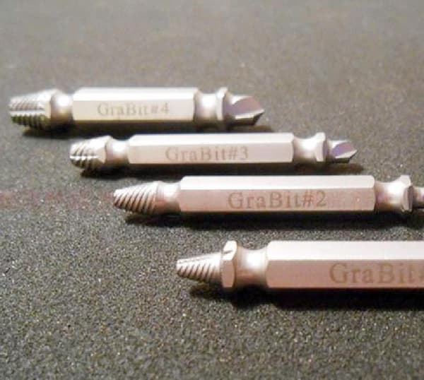 Speed Out Screw Extractor neljällä eri koolla - Irrota juuttune