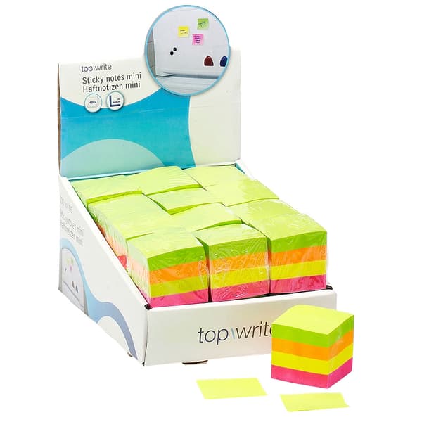 Pagenotes/Post it notes 4x4cm 400stk