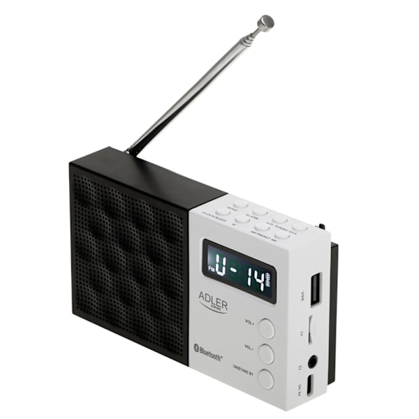 Adler FM-radio PLL:llä, Bluetoothilla ja USB/SD-toistolla varus