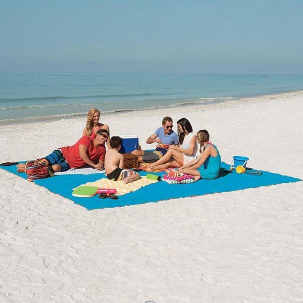 Sandfrit Tæppe - 2 x 2 meter Lyserød