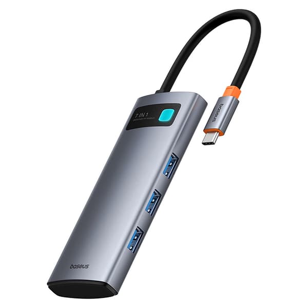 Baseus 7i1 USB-C Hub med HDMI / 3x USB 3.0 / USB-C PD / SD / mi