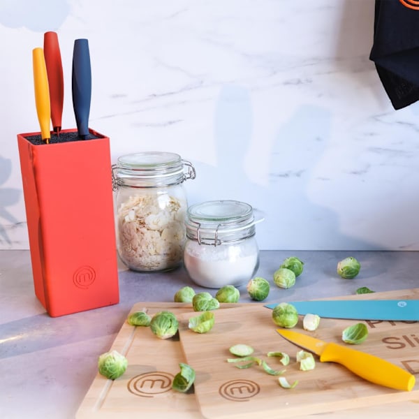 Masterchef Vivid Knivsæt med 5 knive - Farverig - Kendt fra Mas