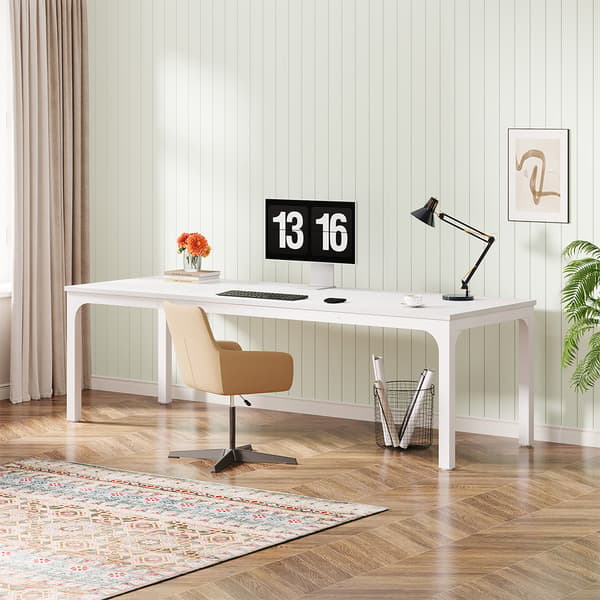 Matsalsbord 200x70cm - Vit