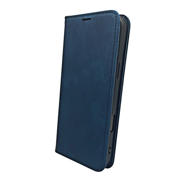 Smart Suede-etui til iPhone 17/18 Pro – Blå / Pungetui / Sammen