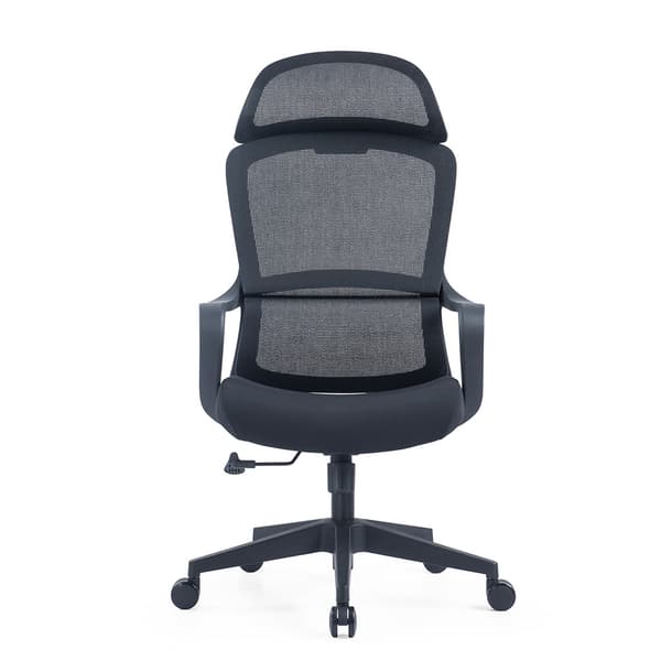 Ergonomisk kontorstol / skrivebordsstol / arbejdsstol med nakke