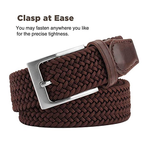 Elastiskt flätat skärp - 115 cm