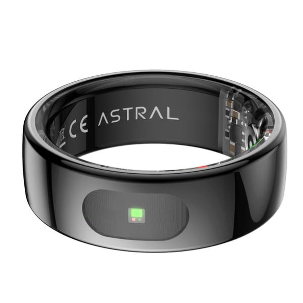 Forever Smartring Astral SR-100 Sort - Størrelse 7