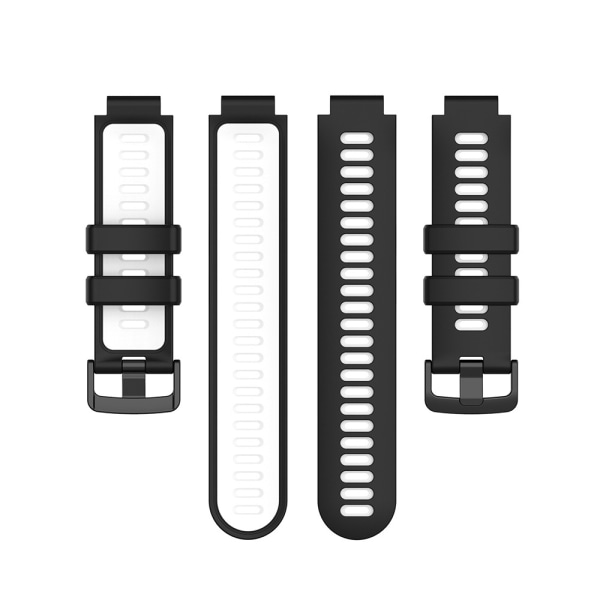 Silikone armbånd til Garmin Forerunner 220 / 735XT / 235 - Sort
