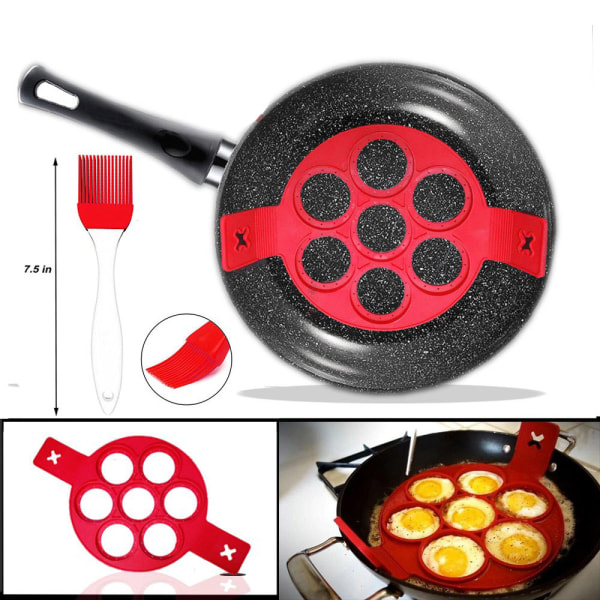 Äggform och pannkaksform i högkvalitativt silikon