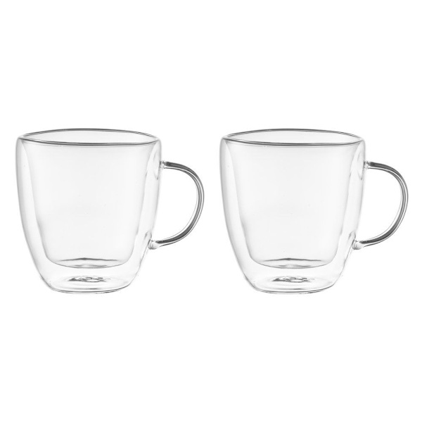 Maku Dubbelväggade Kaffekoppar 2-pack: Stilren Design, Överlägs