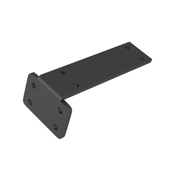 2-Pack Kraftig Väggkonsol 50cm - 1,3kg tungt svart färg