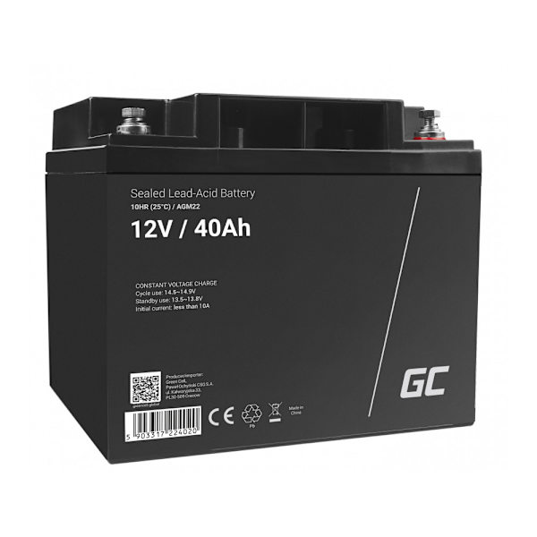 Green Cell AGM Akku 12V 40Ah
