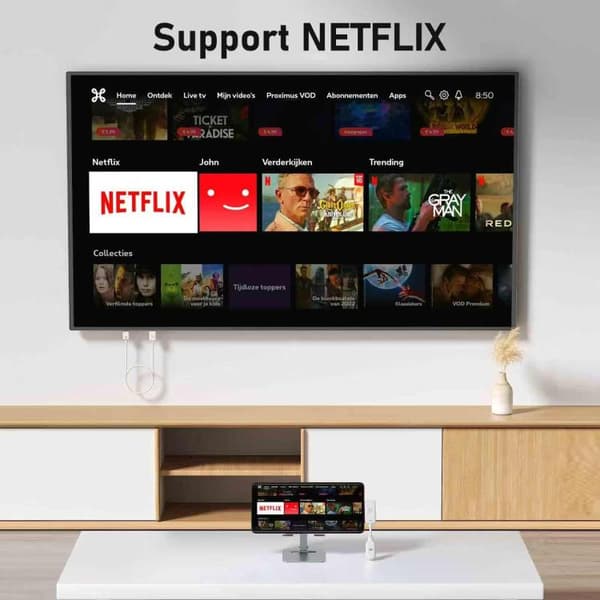 Lemorele trådløs USB-C-sender P10 til billedoverførsel 1080p 50