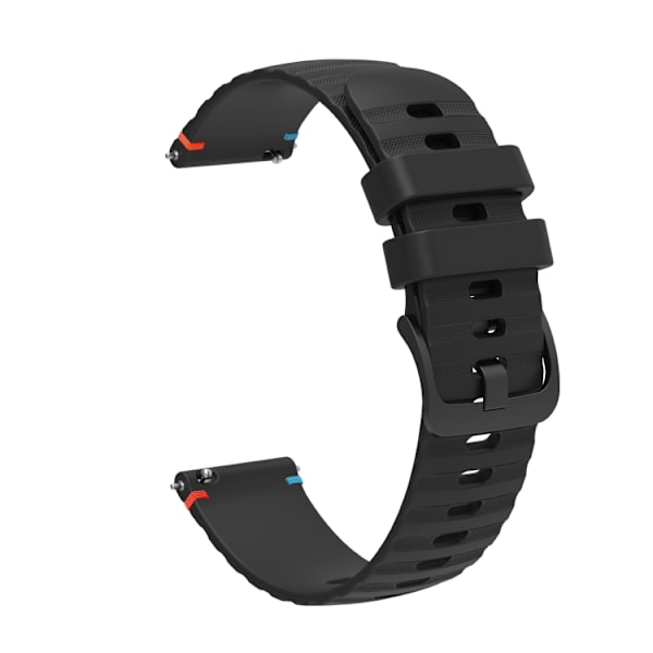 Silikonearmbånd til Samsung Galaxy Gear S3 Classic - Sort