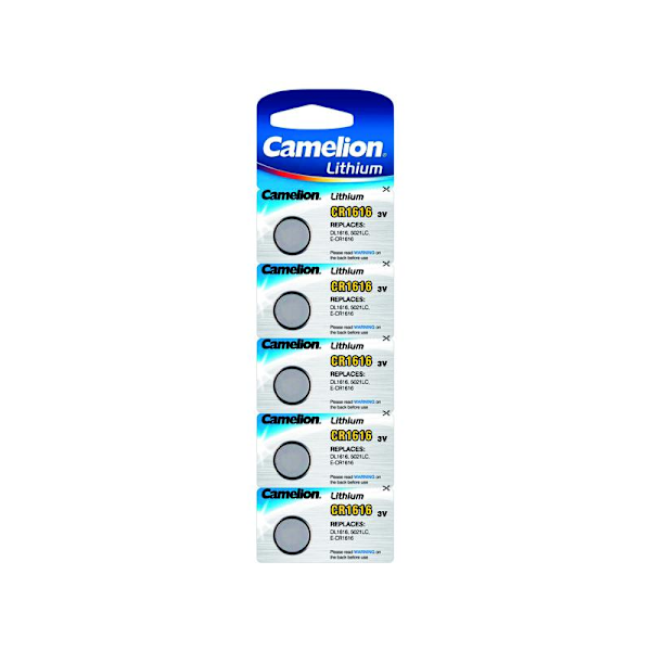 Camelion CR1616 / DL1616 Knappcellsbatteri 5-pack